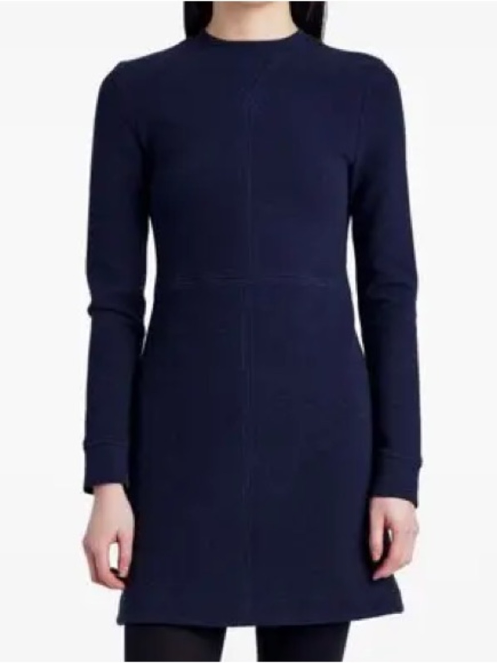 Proenza Schouler White Label Women XL Navy Blue Apollo Knit Mini Dress NWOT